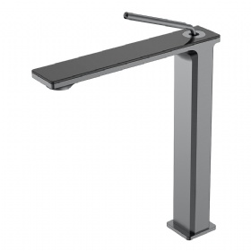 Firmer Quality Lead Free Brass Wash Face Bathroom Sink Faucets Basin Mixer Anti-Scratch Water Tap Deck Mounted High Basin Faucets Bathroom Fitting