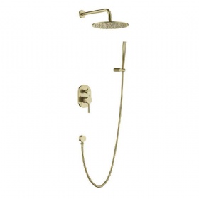 Kaiping Bathroom Rain Wall Mounted Dual Functions Top Sprayer Shower Mixer Shower Faucet Set   Shower Faucet  With 2 way Diverter