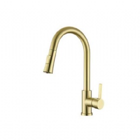 Factory Price  Pull-Out Mixer Down Sprayer With Pull Out Spout Kitchen Sink Faucet Single Handle High Arc Cupc Kitchen Faucet