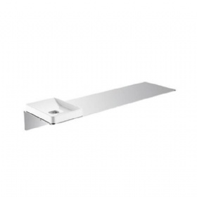 Bathroom Accessories Wall Mounted Single Tier flat shelf Bathroom Shelves Shampoo Soap Holder Shower Shelf Large Capacity variety of specification size