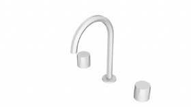 BRUCE Series Fashion Bathroom Sink Basin Faucet 2 Handle 3 hole Waterfall Mixer Tap Color Customized
